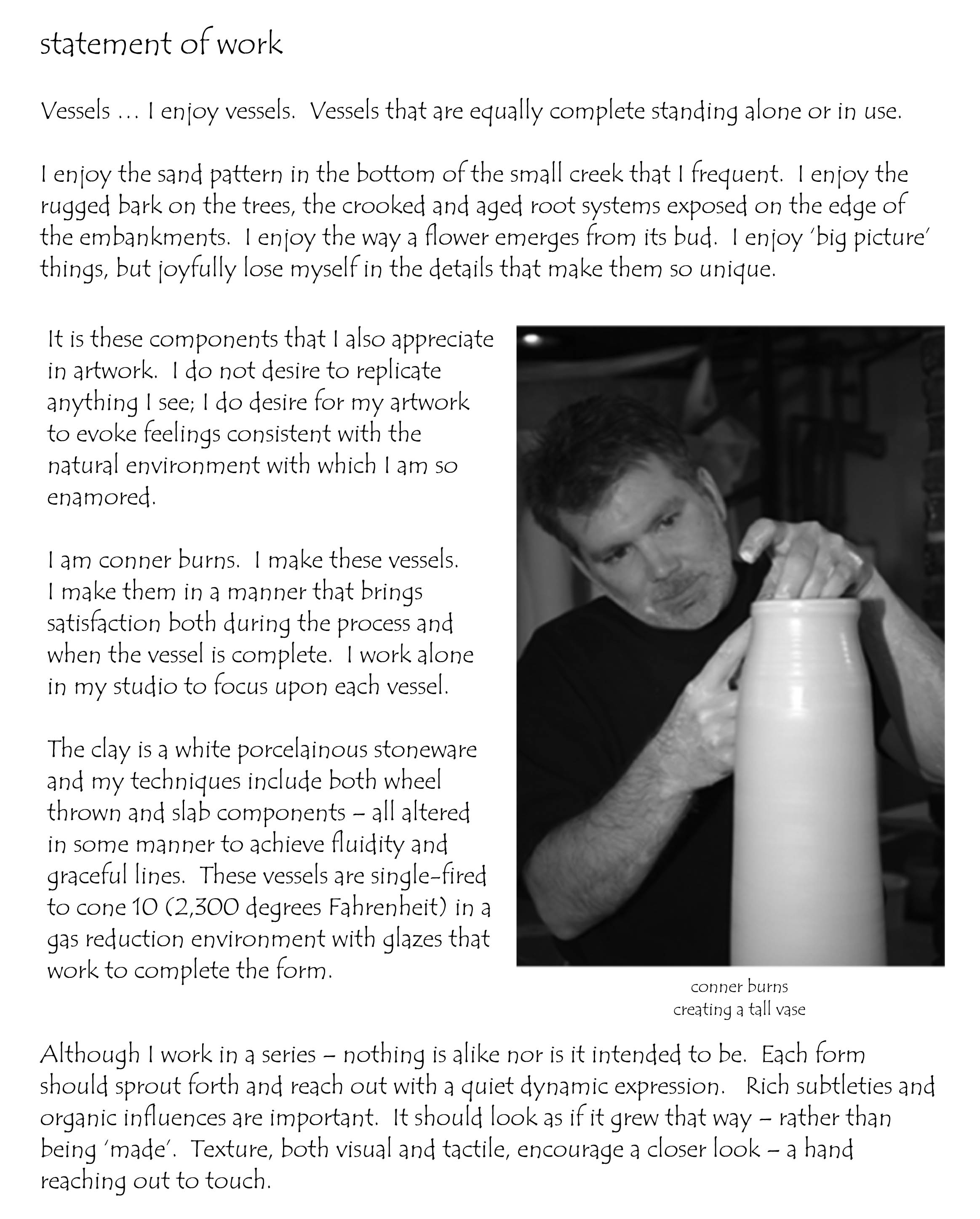 artist statement 2007 through - 